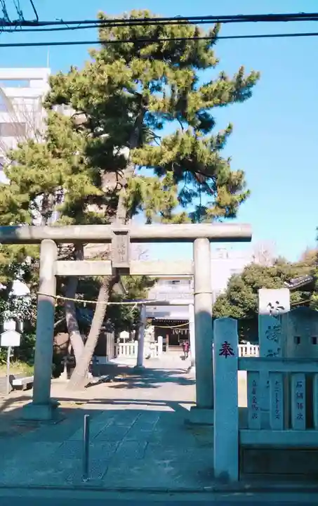竹塚神社の鳥居
