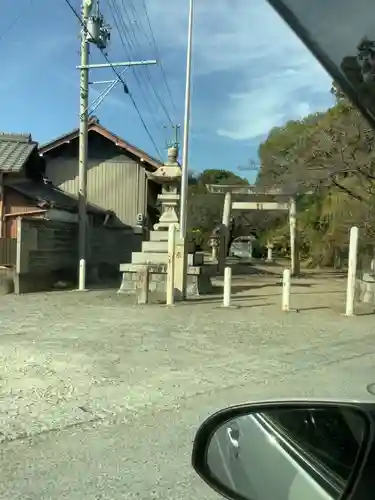 神明社（丹陽町九日市場）の鳥居