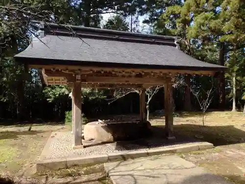 倭文神社の手水