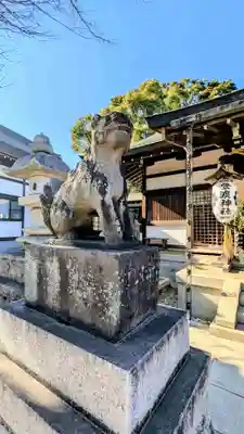 登渡神社の狛犬