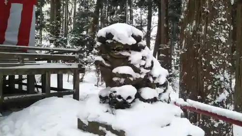 桜松神社の狛犬