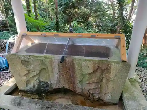 宇氣比神社の手水舎