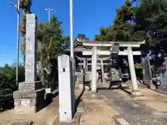 川圦神社の鳥居