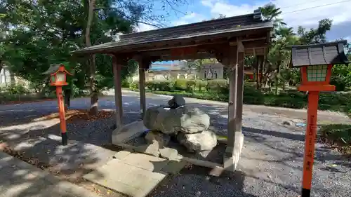 山田八幡神社の手水