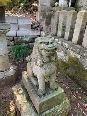 白山神社の狛犬