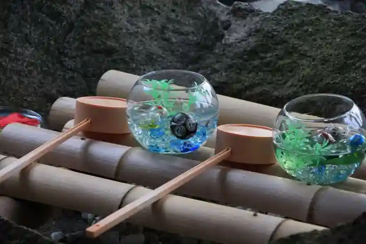 阿久津「田村神社」(郡山市阿久津町)旧社名:伊豆箱根三嶋三社の手水舎