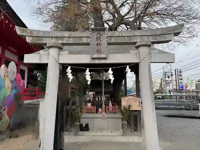 越谷香取神社の鳥居
