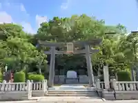 多井畑厄除八幡宮の鳥居