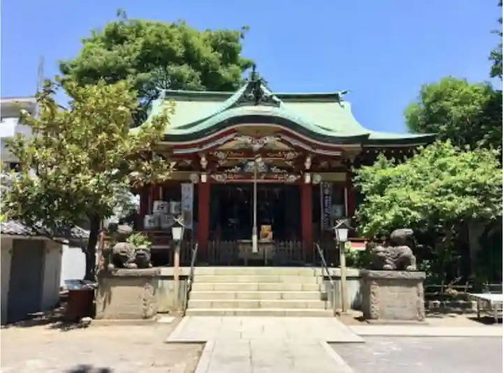 千住本氷川神社の本殿・本堂
