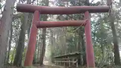 諏訪見目神社の鳥居