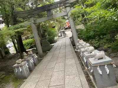 日枝神社の像