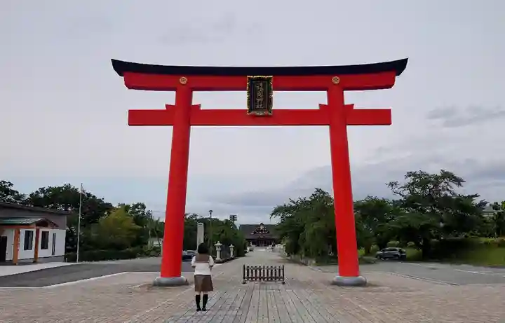 山形縣護國神社の鳥居