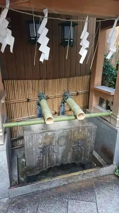 小網神社の手水舎