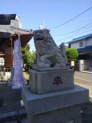 長門鎮守八幡神社の狛犬