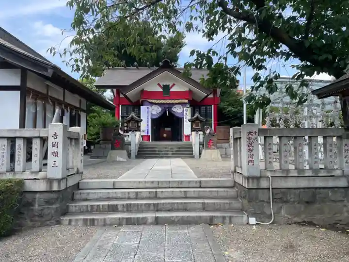 元郷氷川神社の本殿・本堂