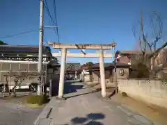 板倉雷電神社の鳥居