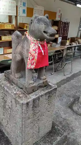 沖田神社の狛犬