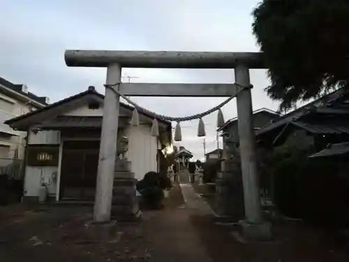 別雷神社稲荷神社の鳥居