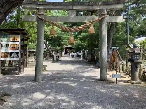 建部大社の鳥居