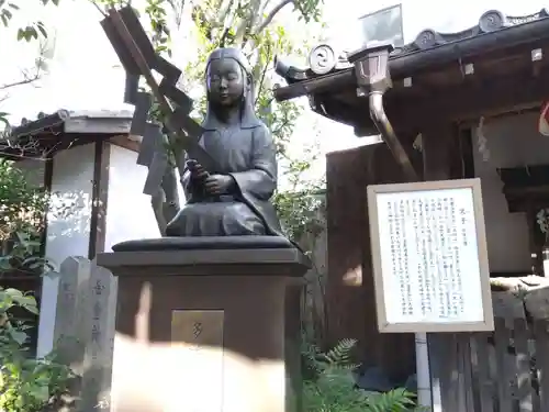 文子天満宮の像