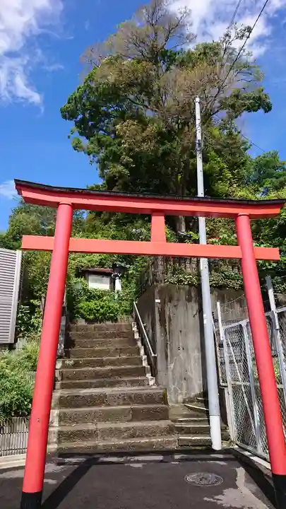 東山稲荷神社の鳥居