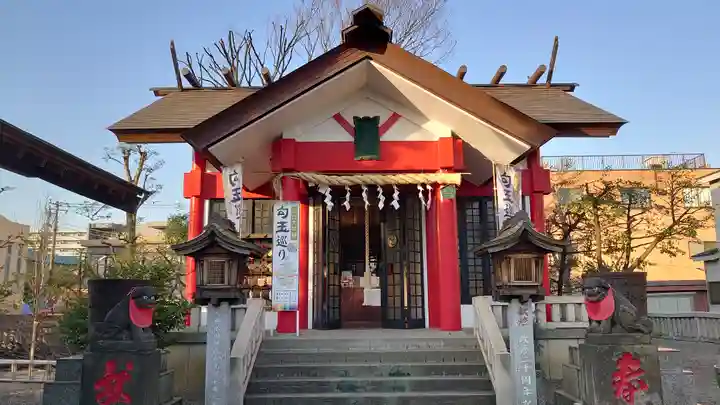 元郷氷川神社の本殿・本堂