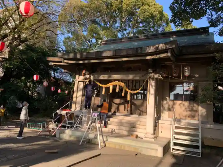 井河麻神社の本殿・本堂