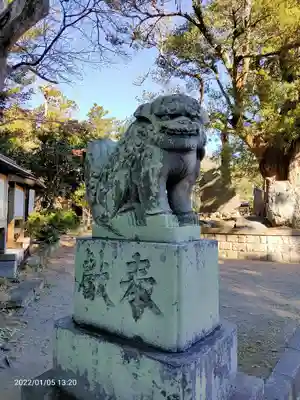 鶴谷八幡宮の狛犬