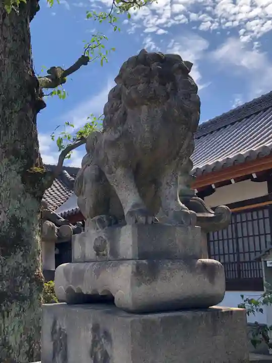六孫王神社の狛犬