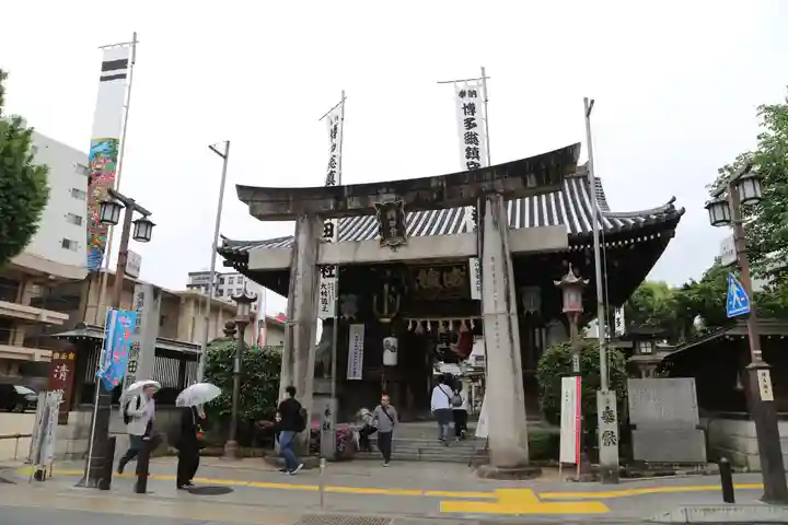 櫛田神社の鳥居