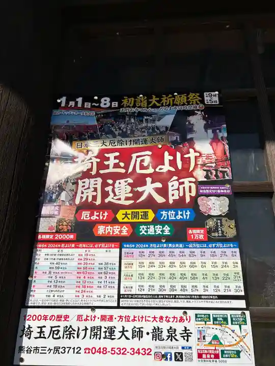 埼玉厄除け開運大師・龍泉寺(切り絵御朱印発祥の寺)のその他建物