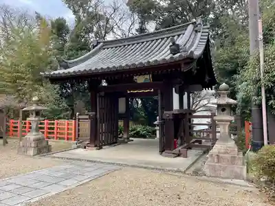 大海神社（住吉大社摂社）の山門・神門