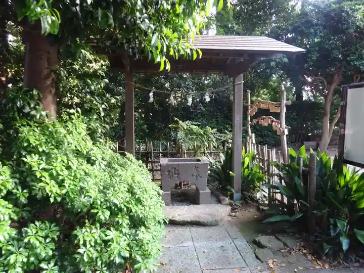 稲荷社の手水舎