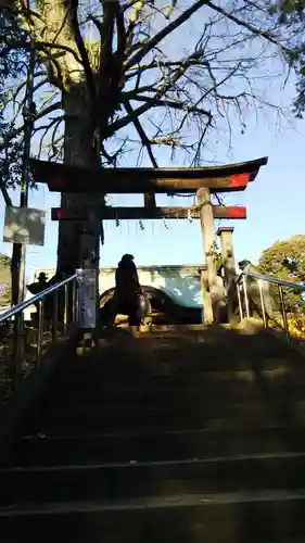 下総国三山　二宮神社の鳥居