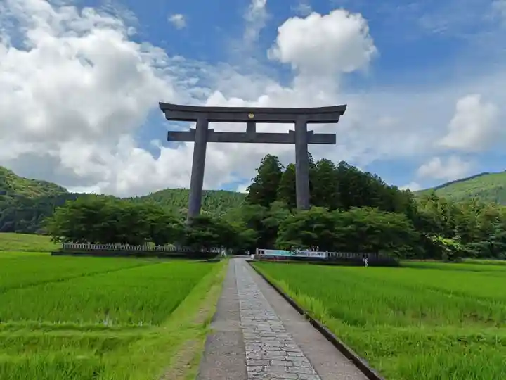 大斎原(熊野本宮大社旧社地)の鳥居