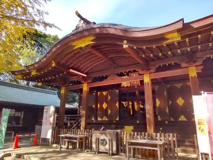 渋谷氷川神社の本殿・本堂