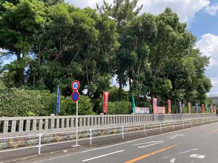 亀ケ池八幡宮の周辺
