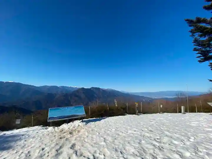 身延山奥之院思親閣の景色