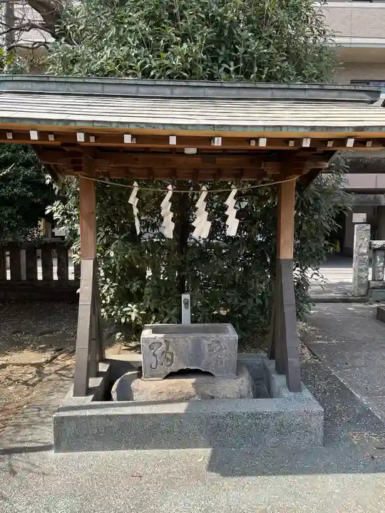 國領神社の手水舎