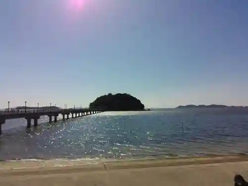 八百富神社の景色