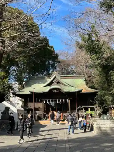 谷保天満宮の本殿・本堂