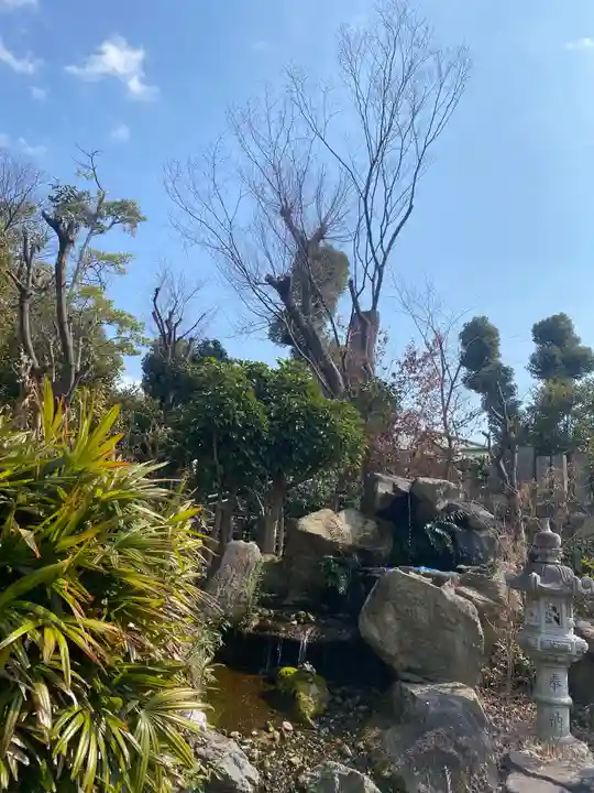 難波大社 生國魂神社の庭園