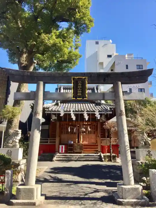 江島杉山神社の鳥居