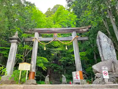 戸隠神社宝光社の鳥居