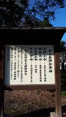 中の島神社の歴史