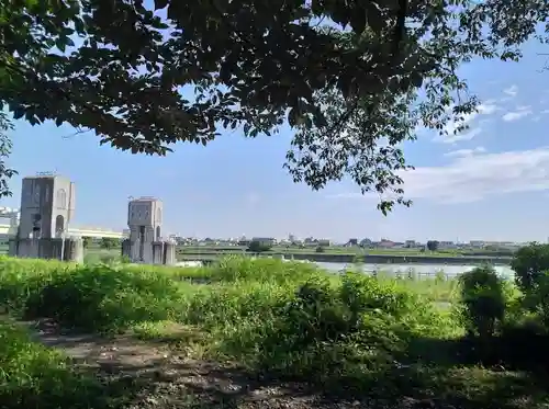 船島稲荷大明神の景色