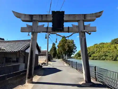 比賣久波神社の鳥居