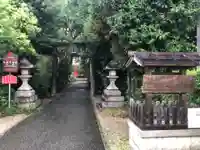許波多神社(五ケ庄鎮座)の鳥居