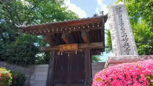 妙典寺の山門