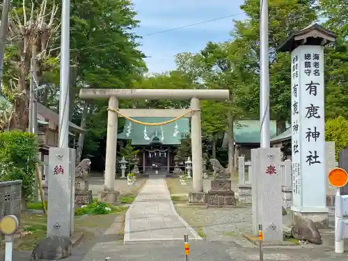 有鹿神社の鳥居